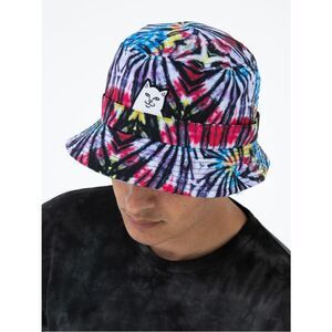 RIPNDIP Sunburst Lord Nermal Cotton Dyed Bucket Hat OS Indie Skater Grunge Beach